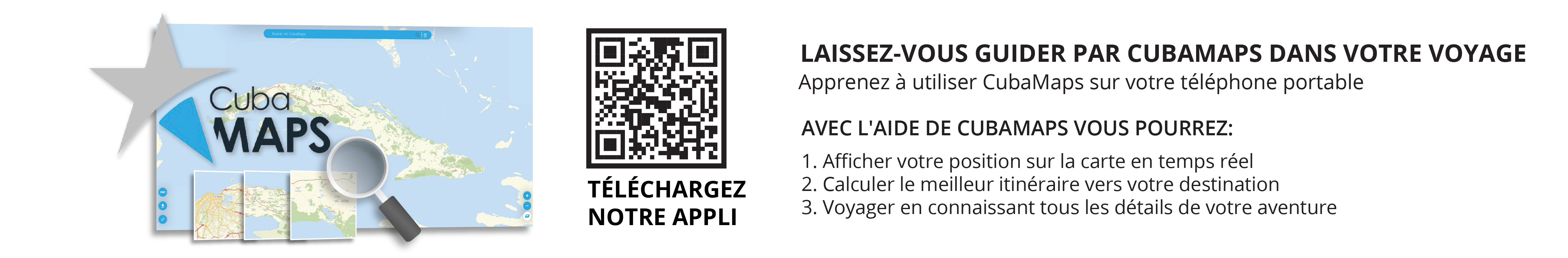 Banner Promotionnel de la Platforme CubaMaps.Travel